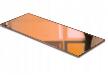 Зеркальный монолитный поликарбонат IRROX-REFLECTION GP, бронза, 2*1000*2000мм