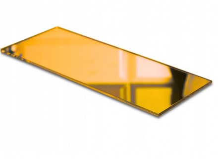 Зеркальный монолитный поликарбонат IRROX-REFLECTION GP, оранжевый, 3*1000*2000мм