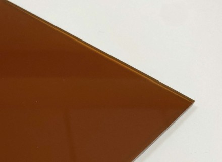 Монолитный поликарбонат Borrex "Оптимальный" толщина 2 мм, бронза йод