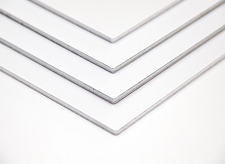 Алюминиевая композитная панель 3 мм, белая