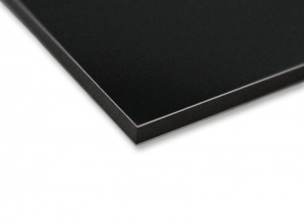Алюминиевая композитная панель 3 мм, черная
