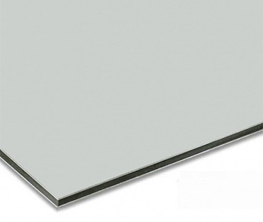 Алюминиевая композитная панель 3 мм, матовое серебро
