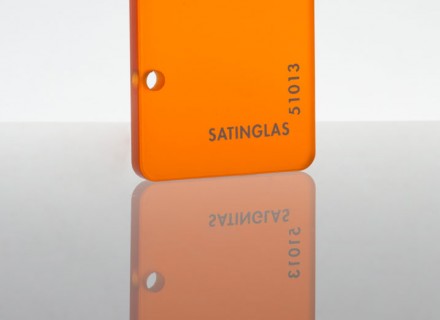 Литьевое оргстекло Setacryl Satinglas, толщина 4 мм, оранжевый