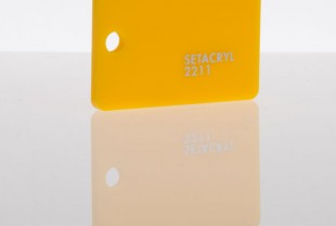 Литьевое оргстекло Setacryl, толщина 3 мм, желтый 2211