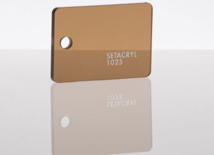 Литьевое оргстекло Setacryl, толщина 3 мм, коричневый прозрачный 1025