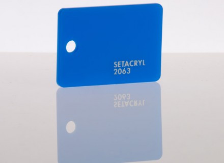 Литьевое оргстекло Setacryl, толщина 3 мм, синий 2063