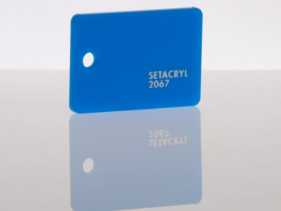 Литьевое оргстекло Setacryl, толщина 3 мм, синий 2067
