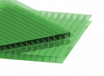 Сотовый поликарбонат IRROX 4 мм, зеленый