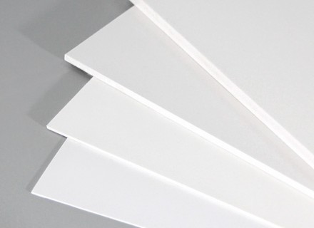 Листовой вспененный белый ПВХ, толщина 10 мм 1220*2440