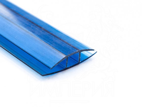Профиль соединительный неразъемный НР 10 мм, синий