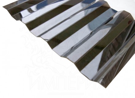 Профилированный поликарбонат Borrex бронза серый 0.8 мм