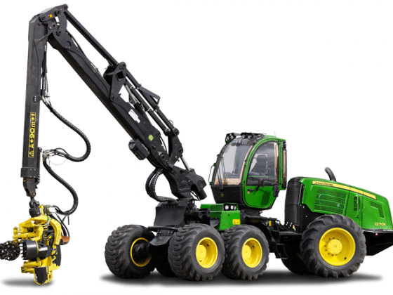 Стекло для кабины харвестера John Deere 1270D