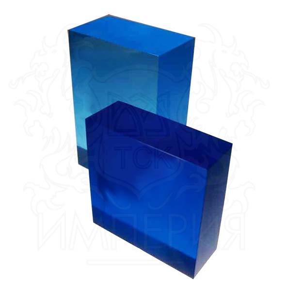 Акриловые блоки синего цвета
